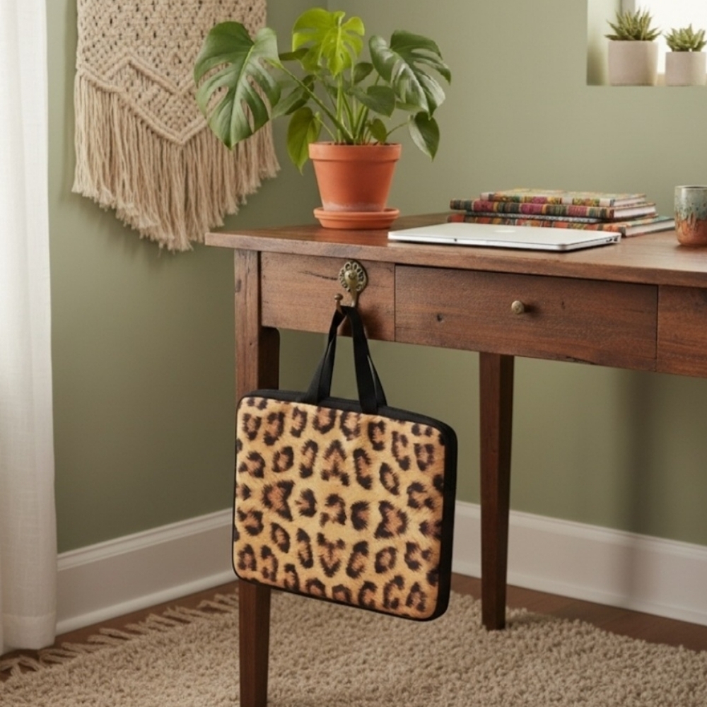 Meffort Inc. Leopard Print Laptop Carrying Case